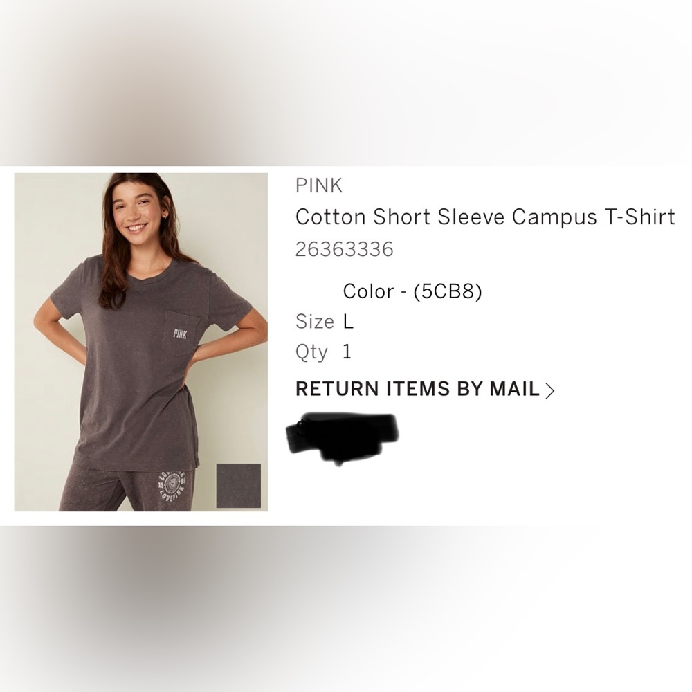 PINK
Cotton Short Sleeve Campus T-Shirt
